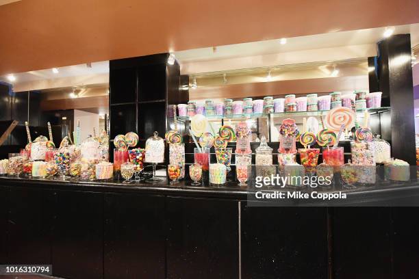 Candy bar is seen during the Candytopia Media Preview on August 13, 2018 at Candytopia in New York City.