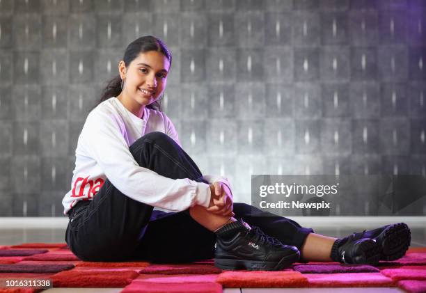 Singer Alessia Cara poses during a photo shoot in Sydney, New South Wales.