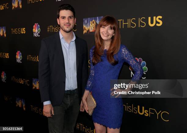 Isaac Aptaker and Elizabeth Berger attend an evening with "This Is Us" at Paramount Studios on August 13, 2018 in Hollywood, California.