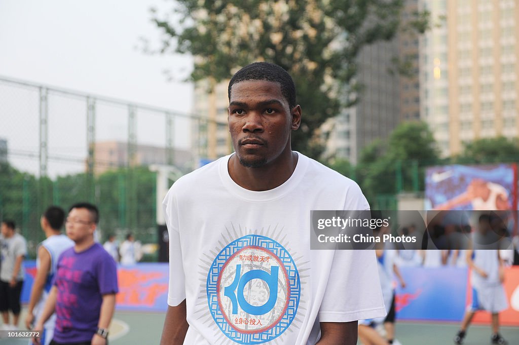 Kevin Durant Visits Beijing