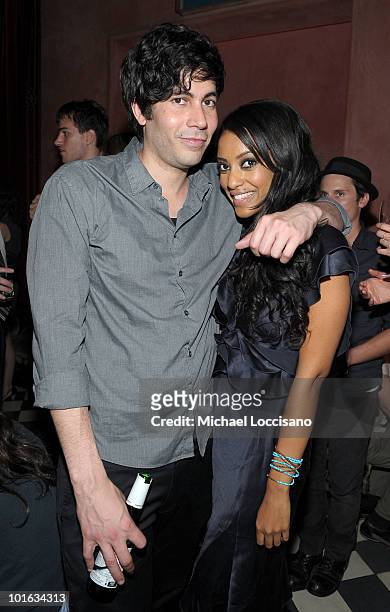 Producer Carlos Velazquez and actress Azie Tesfai attend the after party for the premiere of "Rosencrantz and Guildenstern Are Undead" at Village...