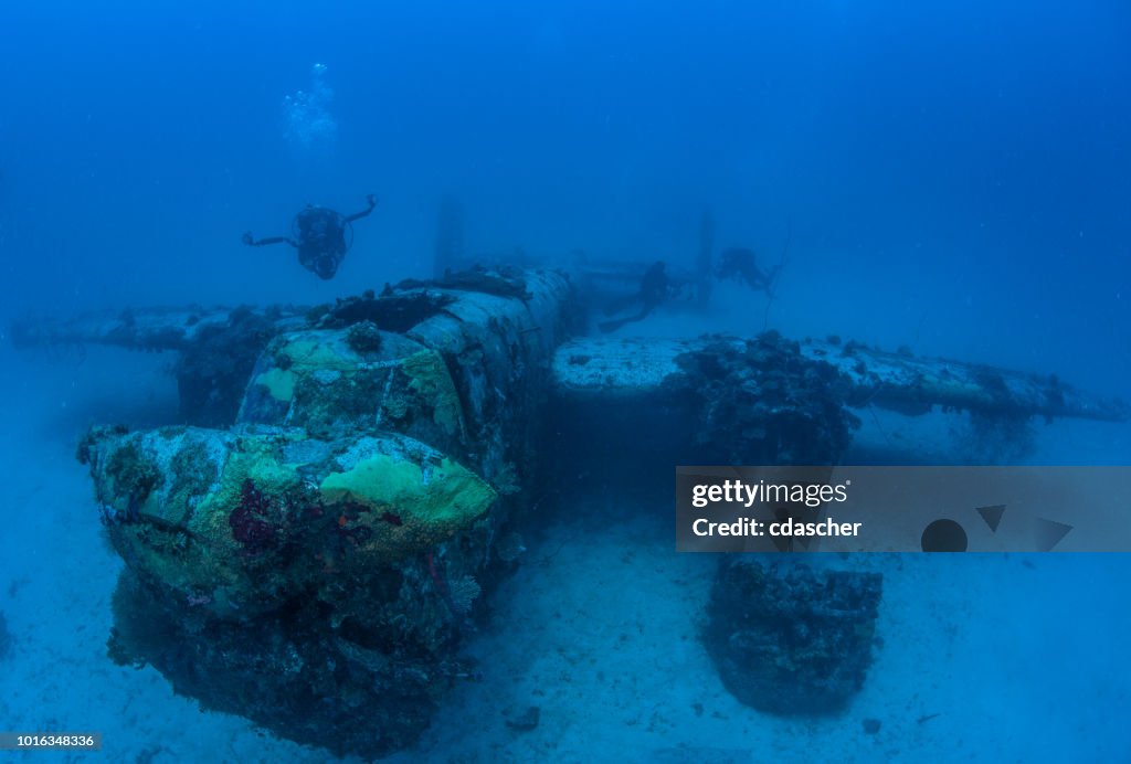 Unterwasser Weltkrieg Flugzeuge