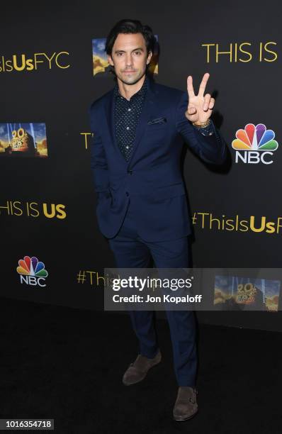 Milo Ventimiglia attends an Evening with "This Is Us" at Paramount Studios on August 13, 2018 in Hollywood, California.