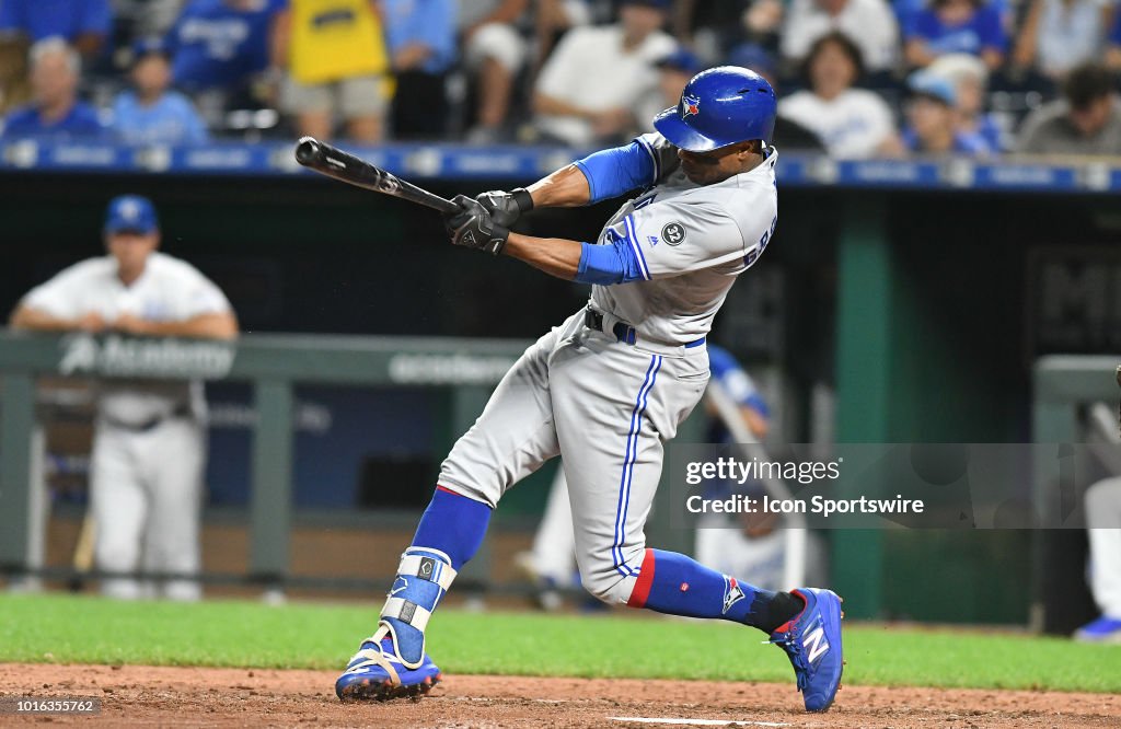 MLB: AUG 13 Blue Jays at Royals