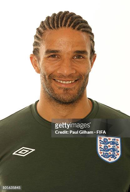 David James of England poses during the official FIFA World Cup 2010 portrait session on June 4, 2010 in Rustenburg, South Africa.