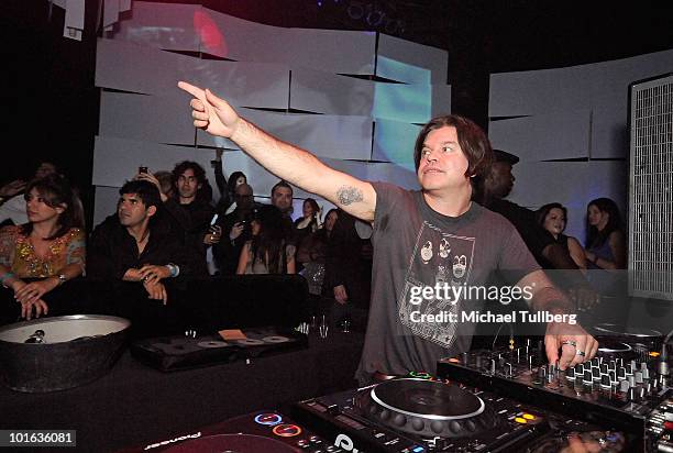 Paul Oakenfold performs at the "Concert For The Amazon" rain forest benefit, held at the Avalon nightclub on June 4, 2010 in Hollywood, California.