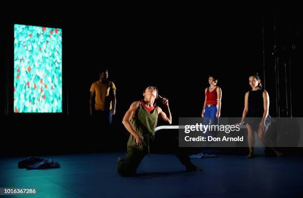 Dancers perform during a media call for Le Dernier Appel at Carriageworks on August 14, 2018 in Sydney, Australia.