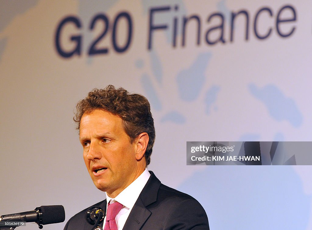 US Treasury Secretary Timothy Geithner s