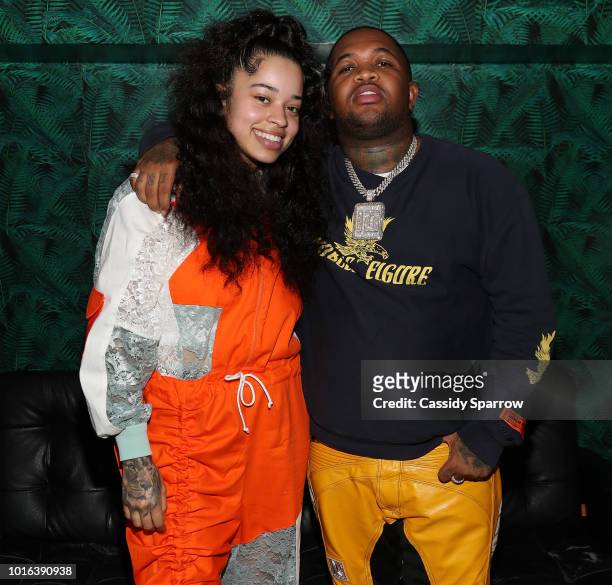 Ella Mai and Mustard Attend Ella Mai In Concert at Music Hall of Williamsburg on August 13, 2018 in New York City.