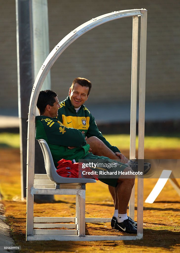 Brazil Training - 2010 FIFA World Cup