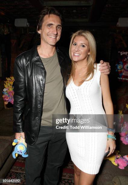 Producer Lawrence Bender and Melanie Segal at the Melanie Segal's Celebrity S.O.S Lounge at House of Blues Sunset Strip on June 4, 2010 in West...