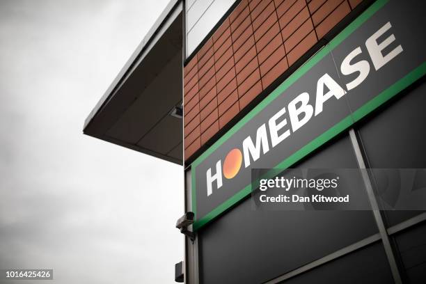 General view of a Homebase store in Harringay on August 14, 2018 in London, England. The home and garden retailer has announced it is to close 42...