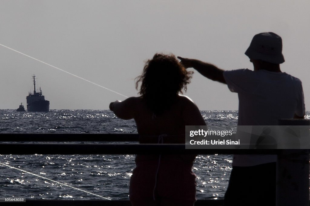 Israel Navy Intercepts Rachel Corrie Ship In Ashdod