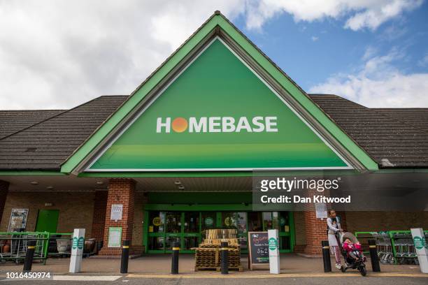 General view of a Homebase store in North Finchley on August 14, 2018 in London, England. The home and garden retailer has announced it is to close...