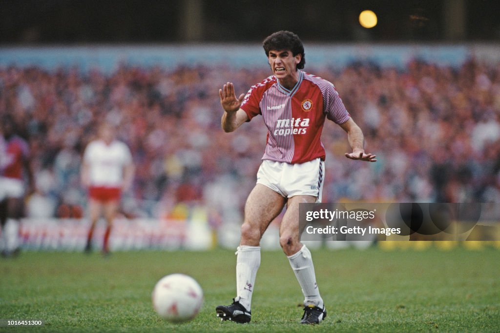 Martin Keown Aston Villa v Liverpool FA Cup 4th Round 1988