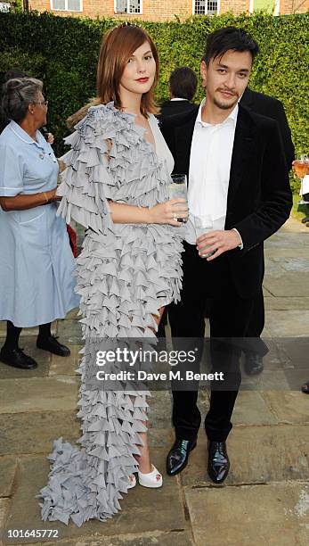 Anastasia Virganskaya attends the Raisa Gorbachev Foundation Party, at Stud House, Hampton Court Palace on June 5, 2010 in Richmond upon Thames,...