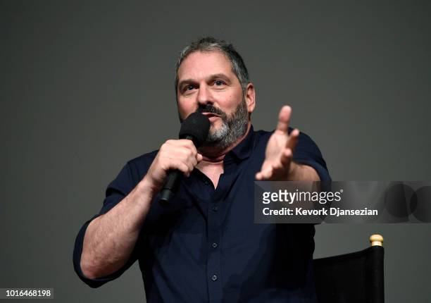 Creator/Writer/Director/Executive Producer Scott Frank attends Netflix Celebrates 12 Emmy Nominations For 'Godless' at DGA Theater on August 9, 2018...