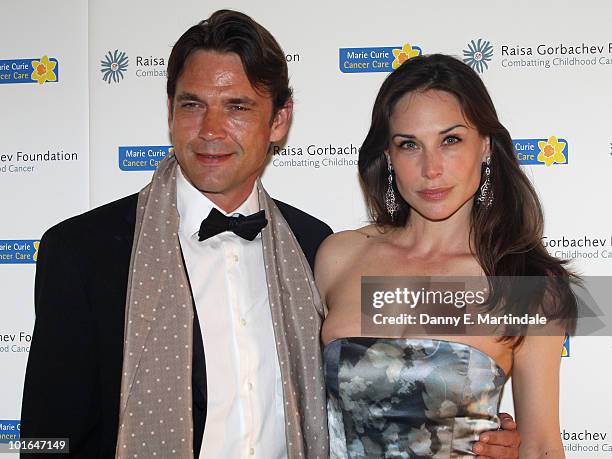 Dougray Scott and Claire Forlani attend the Raisa Gorbachev Foundation Party held at Hampton Court Palace on June 5, 2010 in London, England.