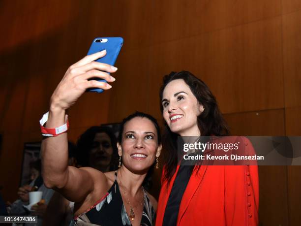 Actress Michelle Dockery attends Netflix Celebrates 12 Emmy Nominations For 'Godless' at DGA Theater on August 9, 2018 in Los Angeles, California.