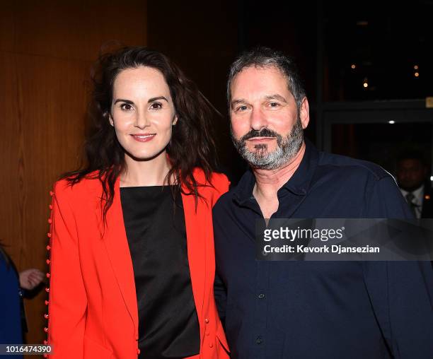 Creator/Writer/Director/Executive Producer Scott Frank and actress Michelle Dockery attend Netflix Celebrates 12 Emmy Nominations For 'Godless' at...