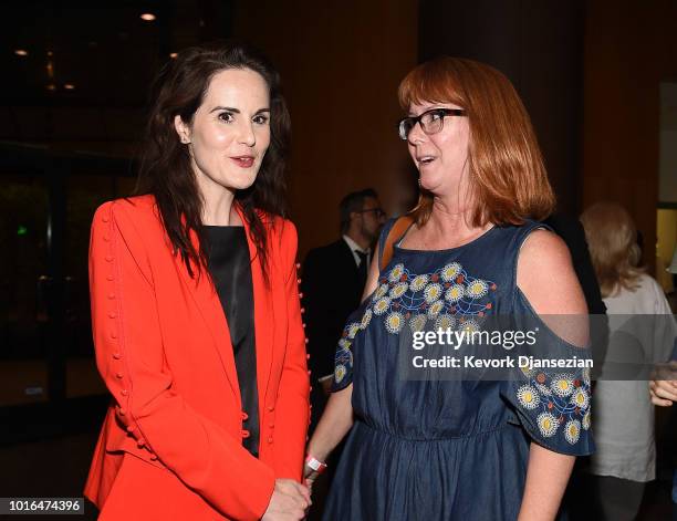 Actress Michelle Dockery attends Netflix Celebrates 12 Emmy Nominations For 'Godless' at DGA Theater on August 9, 2018 in Los Angeles, California.