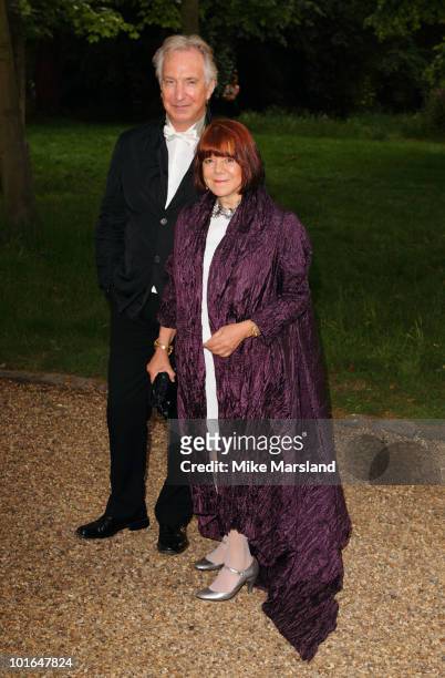 Alan Rickman attends the annual Raisa Gorbachev Foundation Party at Stud House, Hampton Court on June 5, 2010 in London, England.