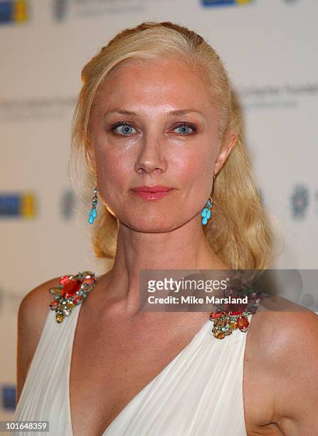 Joely Richardson attends the annual Raisa Gorbachev Foundation Party at Stud House, Hampton Court on June 5, 2010 in London, England.