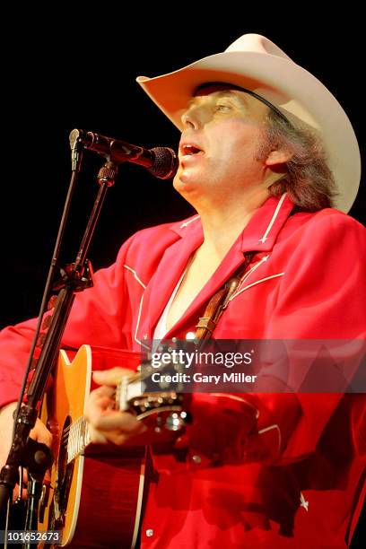 Vocalist/musician Dwight Yoakam performs in concert at the Nutty Brown Cafe on June 5, 2010 in Austin, Texas.