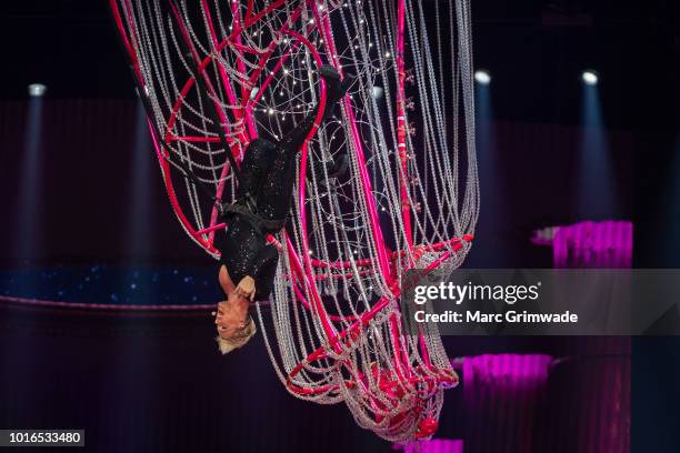 Pink performs at Brisbane Entertainment Centre on August 14, 2018 in Brisbane, Australia.