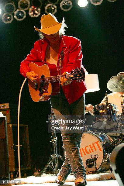 Dwight Yoakam performs at Nutty Brown Cafe Amphitheater on June 5, 2010 in Austin, Texas.