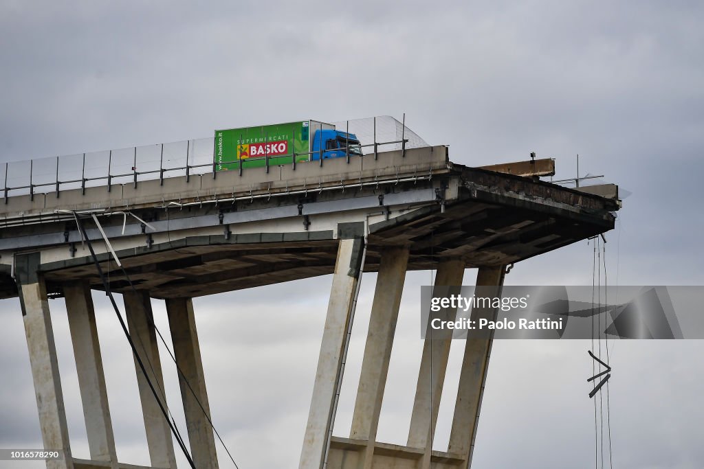 Morandi Highway Bridge Collapse in Genoa, Italy