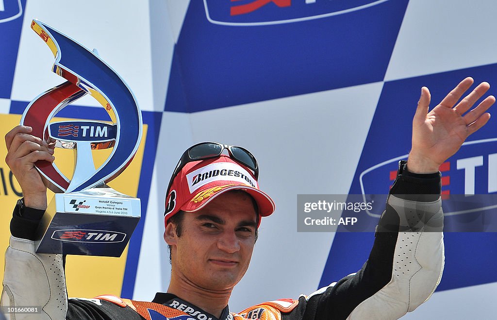 Spaniard Dani Pedrosa of the Respol Hond