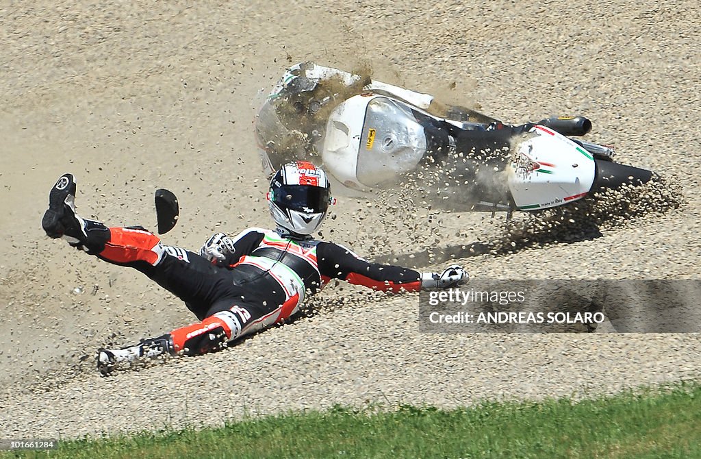 Italian Mattia Pasini rider of JIR Moto2