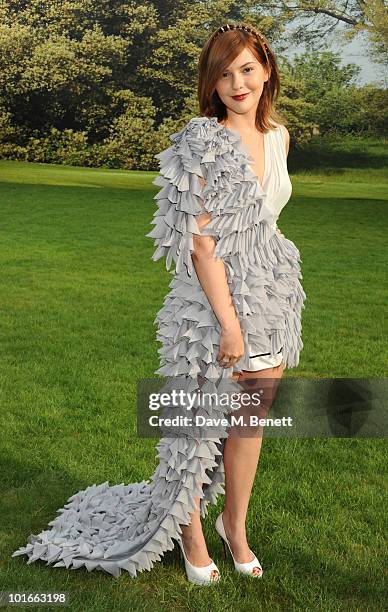 Anastasia Virganskaya attends the Raisa Gorbachev Foundation Party, at Stud House, Hampton Court Palace on June 5, 2010 in Richmond upon Thames,...