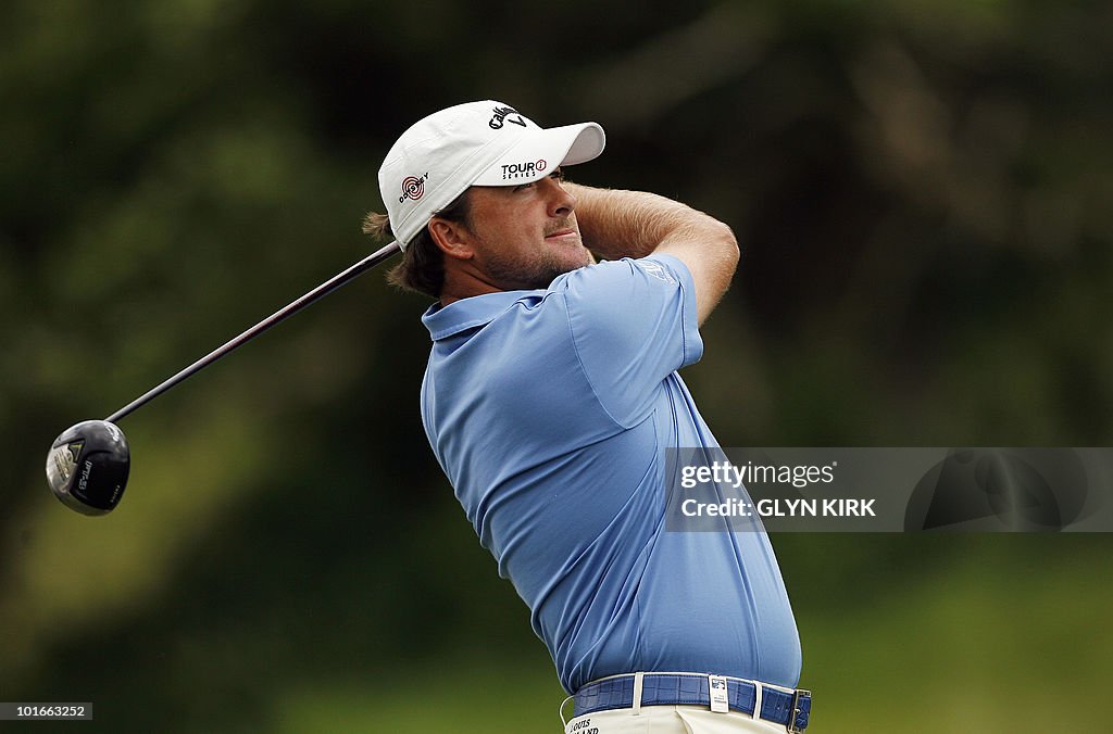 Northern Irish golfer Graeme McDowell wa