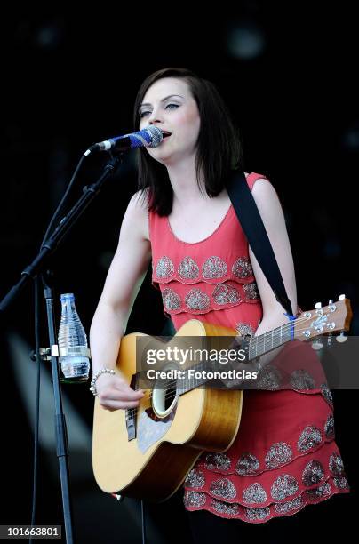 Amy MacDonald performs during Rock in Rio Madrid 2010 at the Ciudad del Rock on June 6, 2010 in Arganda del Rey, Spain.