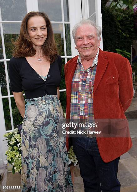 Catherine Bailey and David Bailey attend the annual Raisa Gorbachev Foundation Party at Stud House, Hampton Court on June 5, 2010 in London, England.