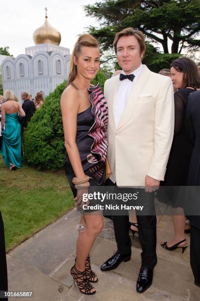 Yasmin le Bon and Simon le Bon attend the annual Raisa Gorbachev Foundation Party at Stud House, Hampton Court on June 5, 2010 in London, England.