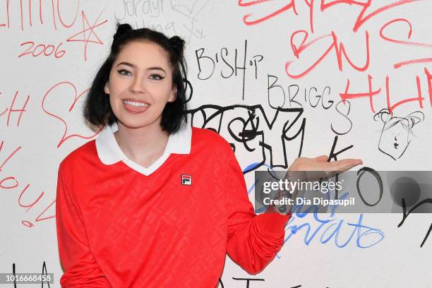 Bishop Briggs visits Music Choice on August 14, 2018 in New York City.