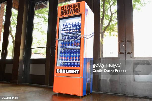 On Tuesday, August 14 Bud Light and the Cleveland Browns unveiled the "Browns Victory Fridge" in Cleveland with the help of Browns legends Felix...