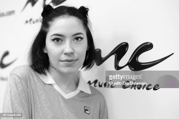 Bishop Briggs visits Music Choice on August 14, 2018 in New York City.