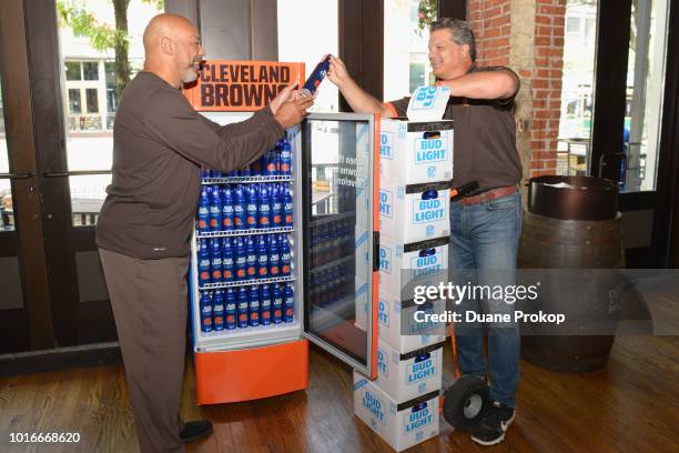 On Tuesday, August 14 Bud Light and the Cleveland Browns unveiled the "Browns Victory Fridge" in Cleveland with the help of Browns legends Felix...