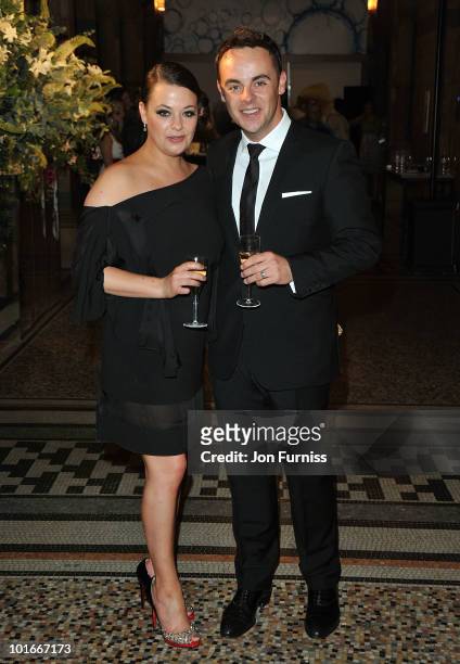 Anthony McPartlin and wife Lisa Armstrong attend the Philips British Academy Television Awards after party at the Natural History Museum on June 6,...