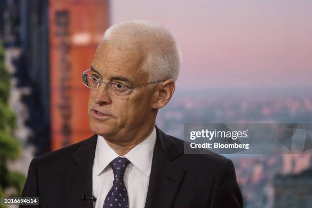 Jim Rossman, head of shareholder advisory and managing director at Lazard Freres & Co., speaks during a Bloomberg Television interview in New York,...