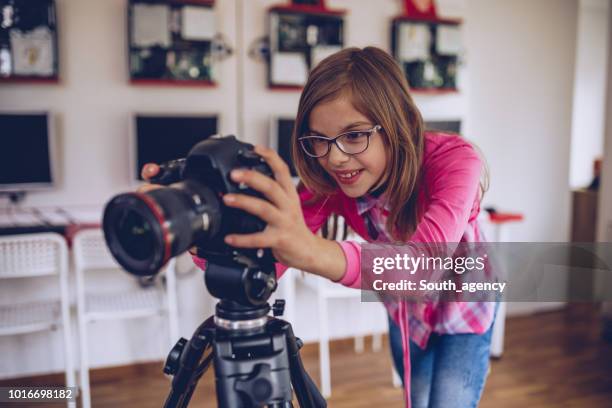 i will be photographer - children camera stock pictures, royalty-free photos & images