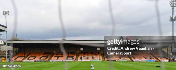 General view of Vale Park, home of Port Vale prior to the Carabao Cup First Round match between Port Vale and Lincoln City at Vale Park on August 14,...
