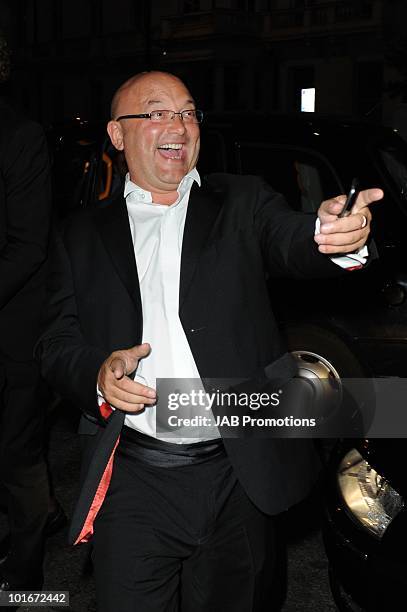 Gregg Wallace attends the after party for the Philips British Academy Television awards at Natural History Museum on June 6, 2010 in London, England.