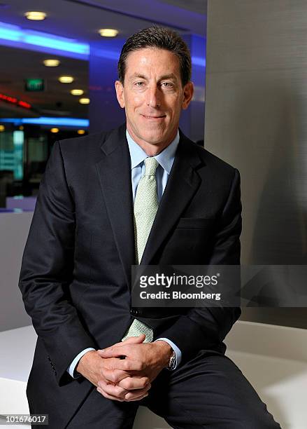 Andrew Miller, chief executive officer of Polycom Inc., poses for a photograph in Singapore, on Monday, June 7, 2010. Polycom, the largest...
