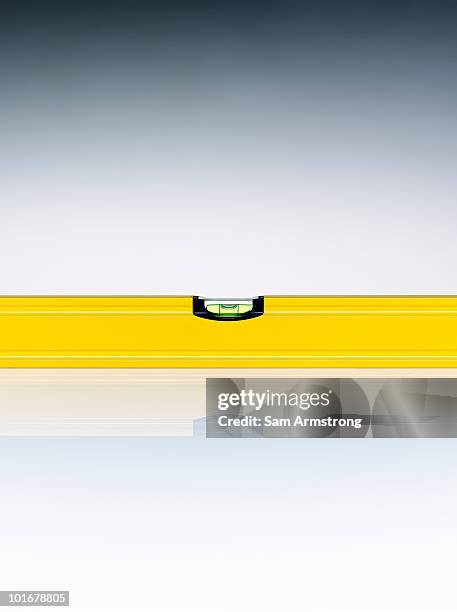 yellow spirit level - spirit level stock pictures, royalty-free photos & images