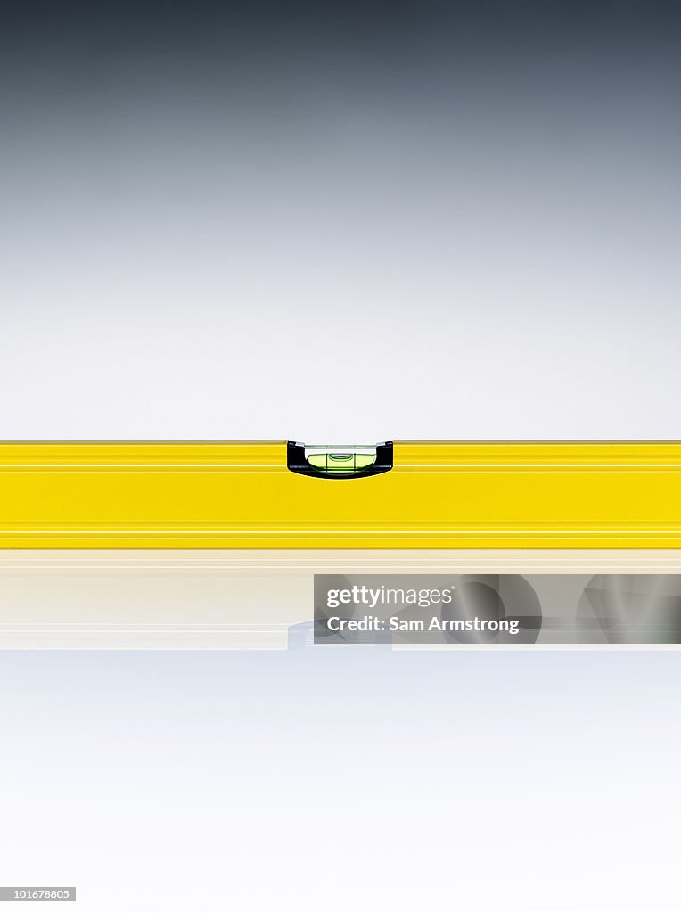 Yellow spirit level